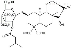 羧基蒼術苷三鉀鹽結構式