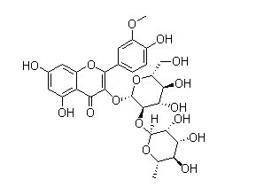 異鼠李素-3-O-新橙皮苷結構式