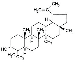 羽扇豆醇結構式