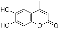 6,7-二羥基-4-甲基香豆素結構式