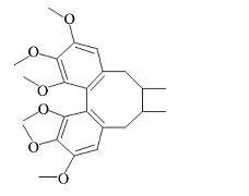 五味子甲素結構式圖